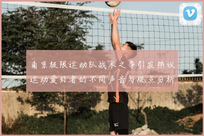 南京极限运动队战术之争引发热议运动爱好者的不同声音与观点分析